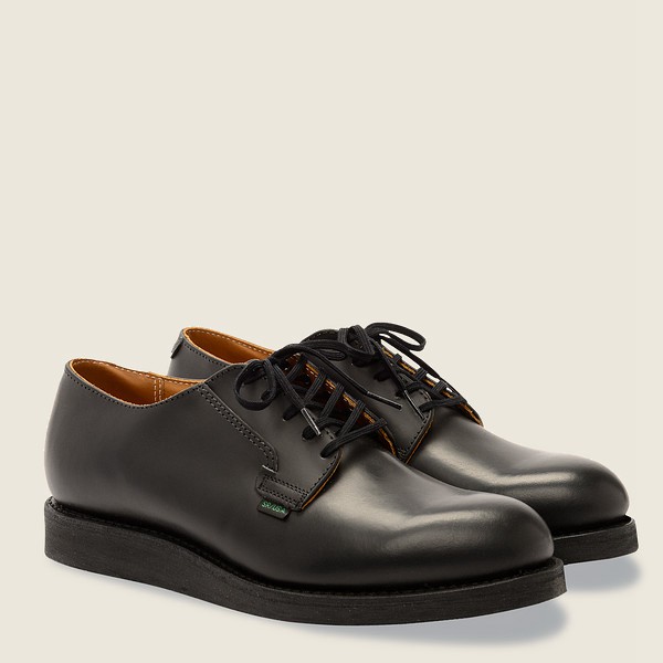 Red Wing Oxford Mens Black - Postman - Chaparral Leather - 3952074-RB